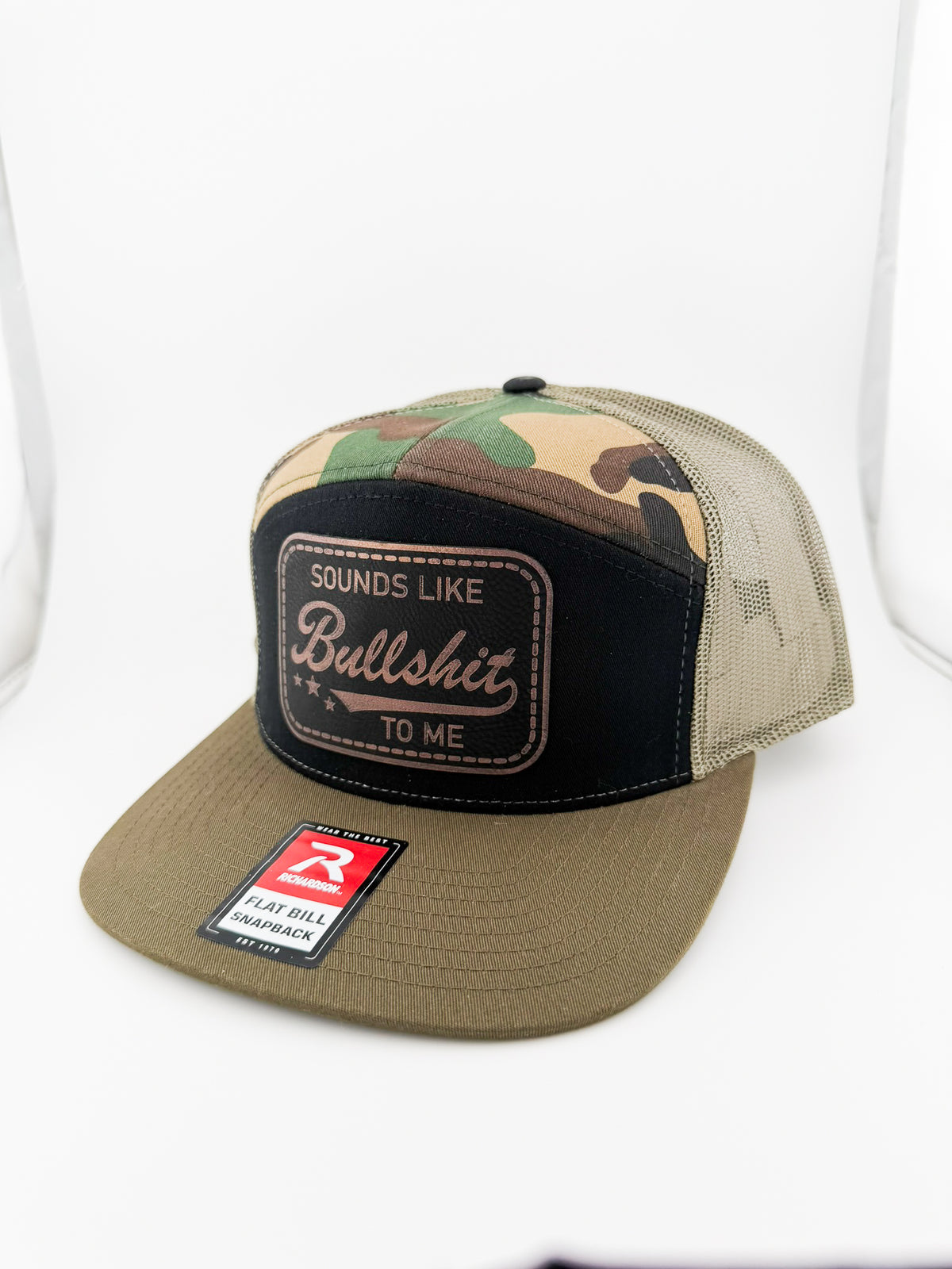 Sounds Like Bullshit to Me hat, side angle