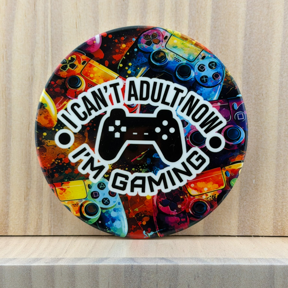 Gamer Ceramic Coaster - I Can't Adult Now