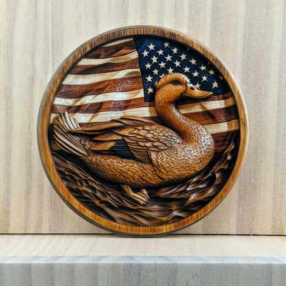 Hunting & Outdoors Ceramic Coaster - Americana Duck