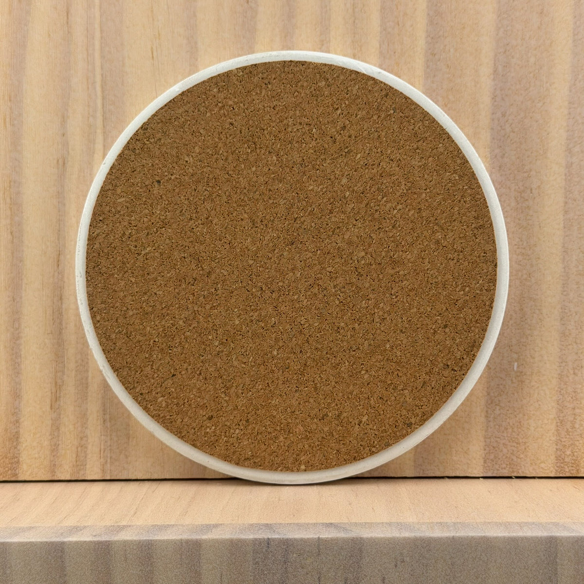 Dad Humor Ceramic Coaster - cork back