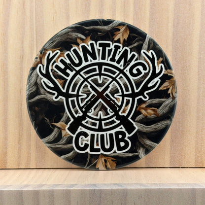 Hunting & Outdoors Ceramic Coaster - Hunting Club