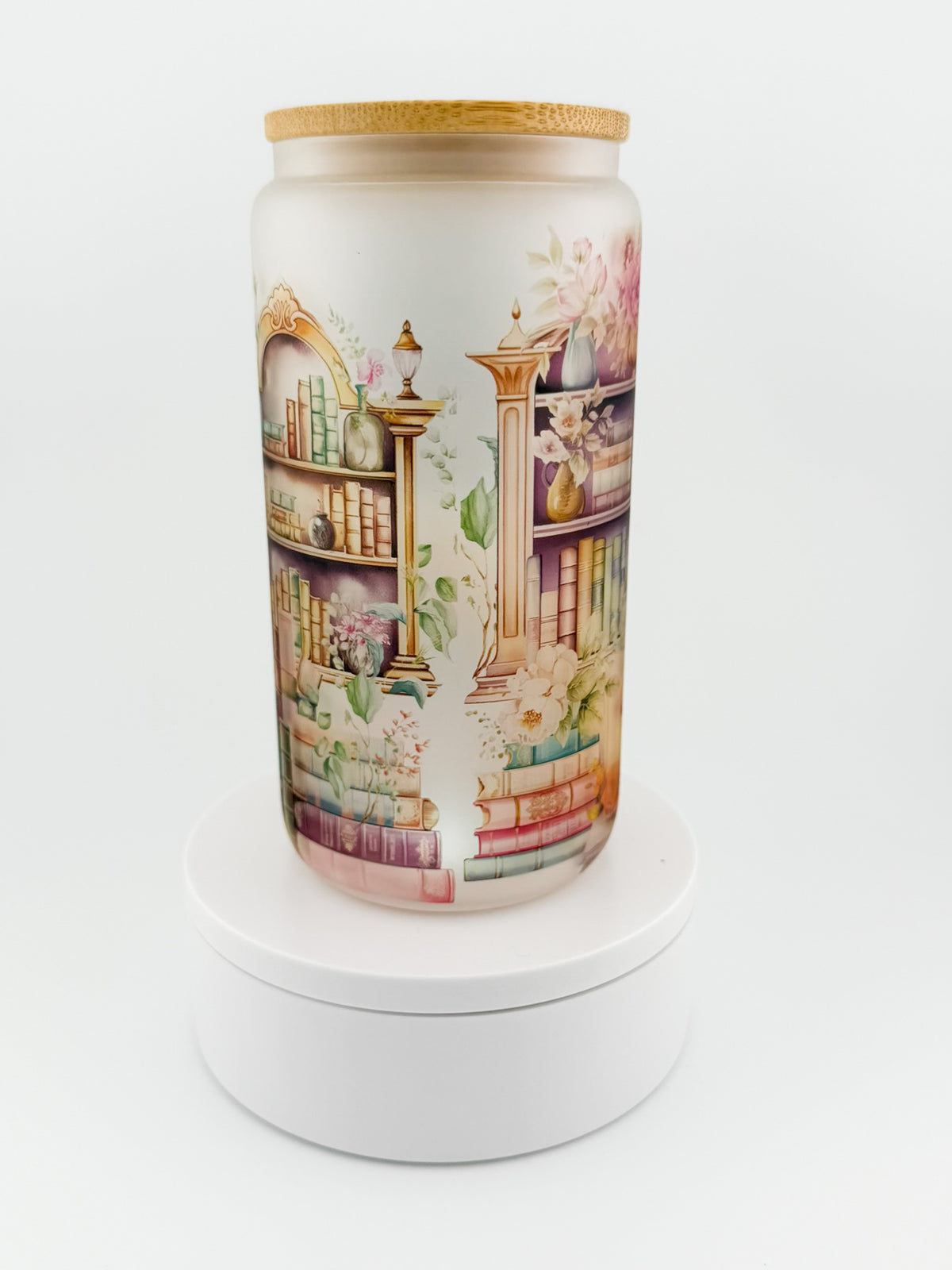Just a Girl Who Loves Books Glass Can